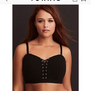 Torrid Lace Up Bralette